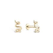 Piercing: Snake, 14 Karat Gold